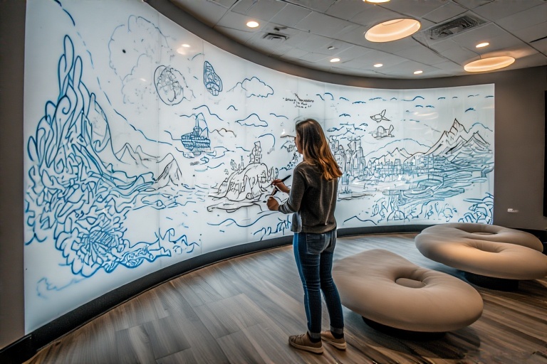 Convex Dry Erase Panel For Dialectical Behavior Therapy