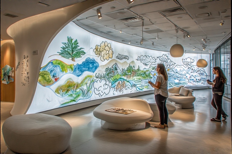 Convex Writing Surface For Guided Self Help Therapy
