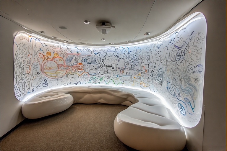 Curved Wipeable Surface For Depression Therapy