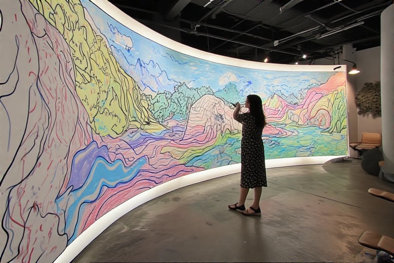 Oval Marker Board For Art Therapy For Depression