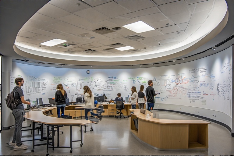 Arched Dry Erase Board For Infectious Disease Lab