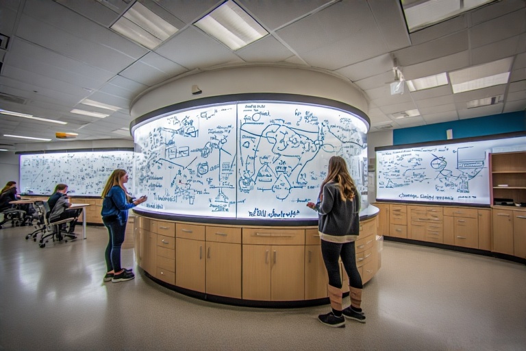 Arched Dry Erase For Biological Lab