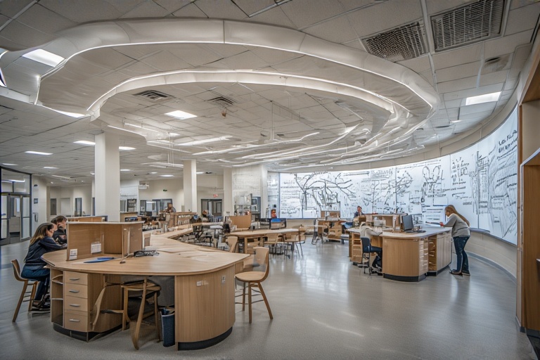 Bent Dry Erase For Life Sciences Lab
