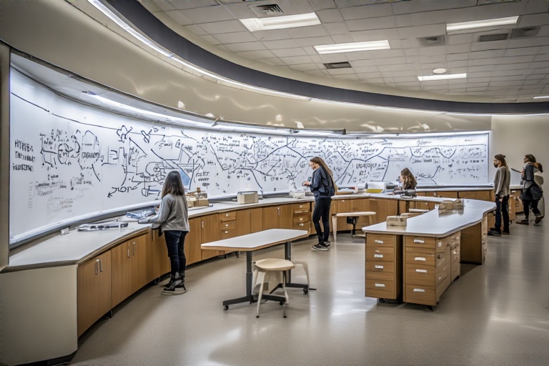 Bent Erasable Board For Cryobiology Lab