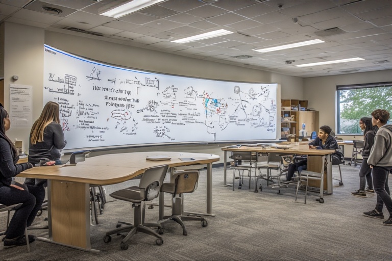 Bent Writing Board For Electrophoresis Lab