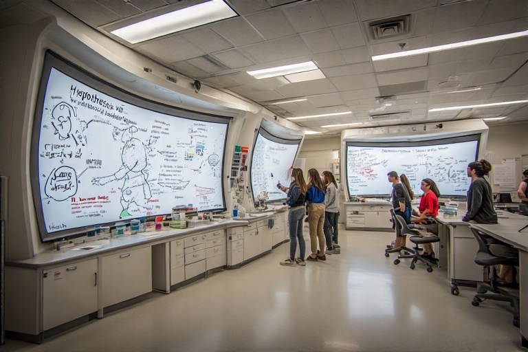 Circular Dry Erase For Science Lab (Bio-Focused)