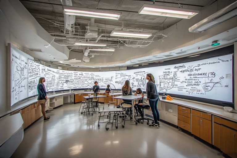 Concave Dry Erase Board For High-Throughput Screening Lab