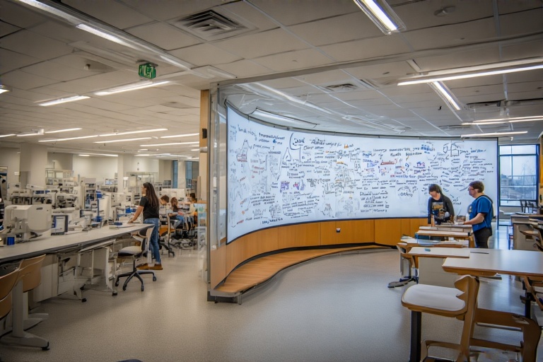 Concave Marker Board For Proteomics Lab