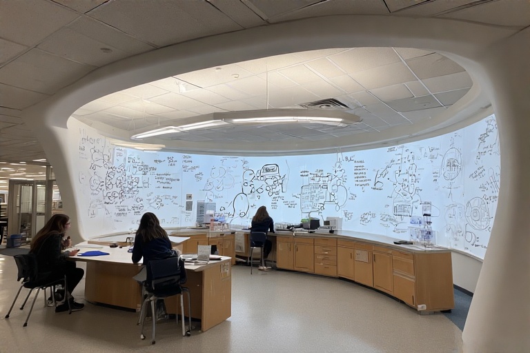 Convex Dry Erase For Research Lab (Biology)