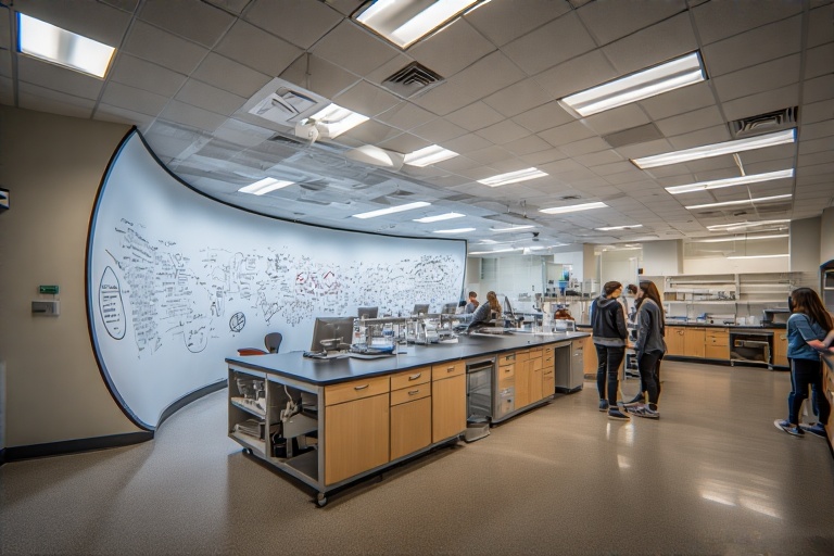 Convex Erasable Board For Infectious Disease Lab