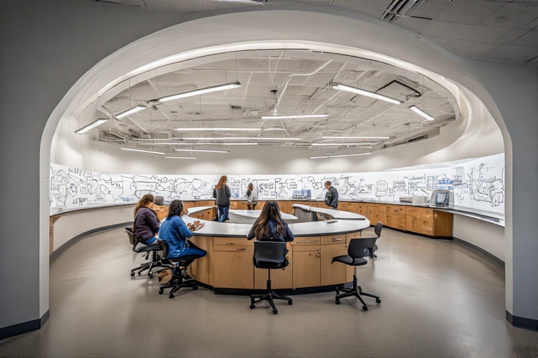 Curved Writing Board For Microscopy Lab