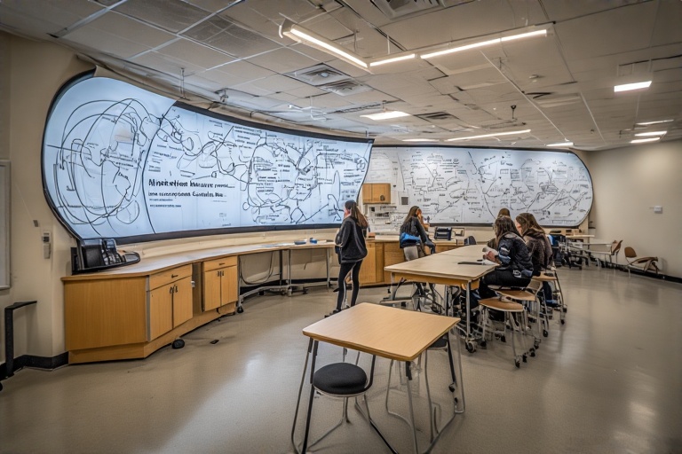 Curvy Dry Erase Board For Hybridoma Lab