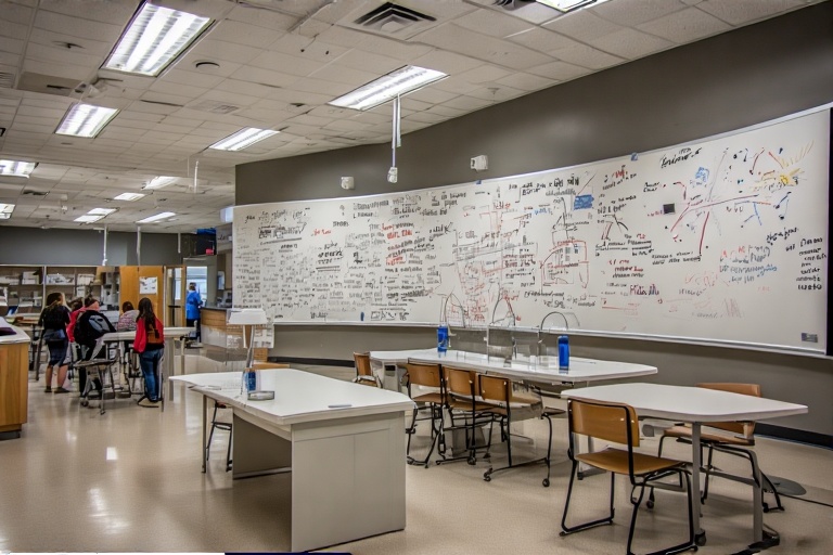 Curvy Ghost-Free Whiteboard For Experimental Biology Lab