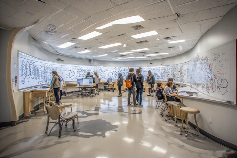 Curvy Wipeable Surface For Ornithology Lab