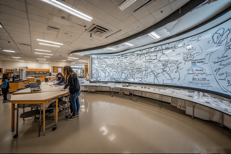 Curvy Writing Board For Sequencing Lab