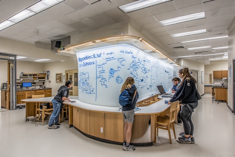 Elliptical Marker Surface For Science Lab (Bio-Focused)
