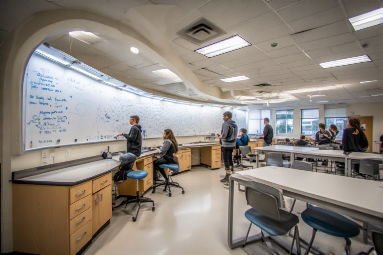 Elliptical Whiteboard For Ecology Lab