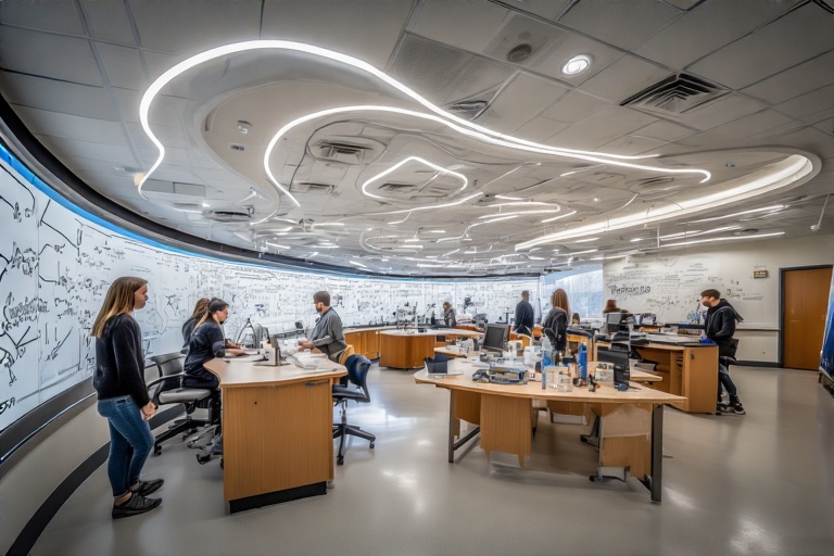 Elliptical Writing Board For Cleanroom (Bio) Lab