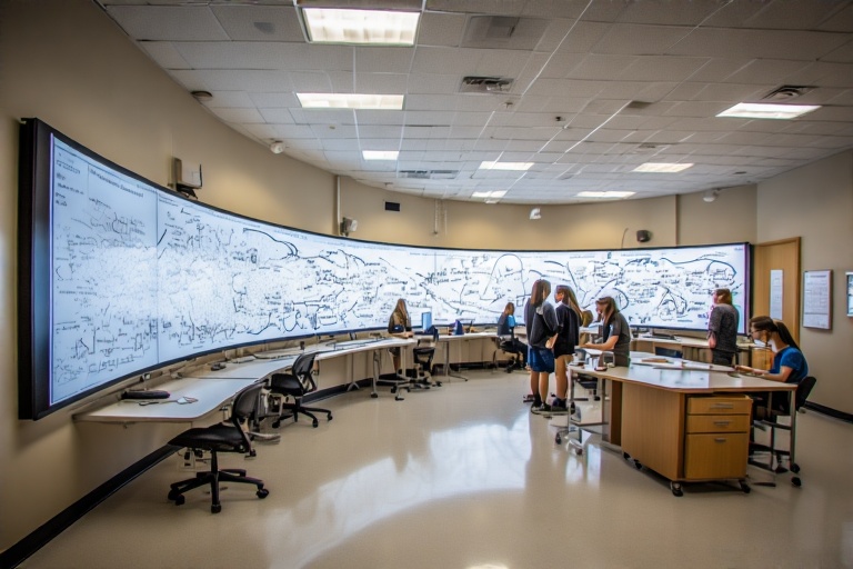 Flexible Dry-Erase Panel For Clinical Biology Lab