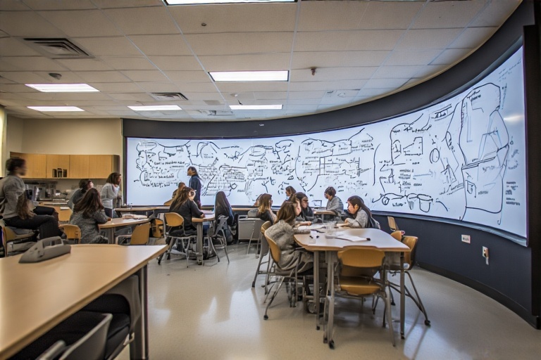 Flexible Erasable Whiteboard For Life Sciences Lab