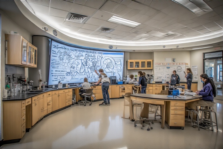 Oval Dry Erase Board For Cleanroom (Bio) Lab