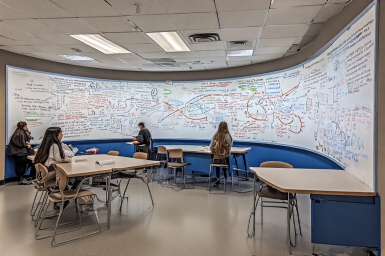 Oval Erasable Board For Epigenetics Lab