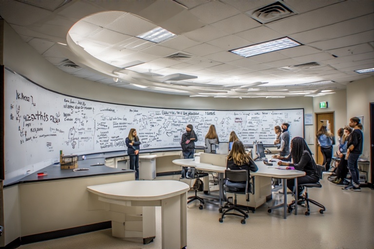 Oval Marker Board For Genomics Lab
