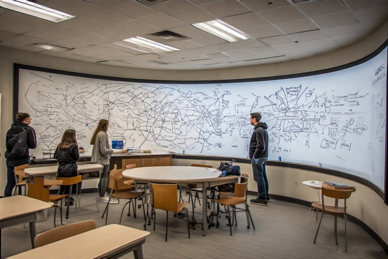 Oval Marker Board For Structural Biology Lab