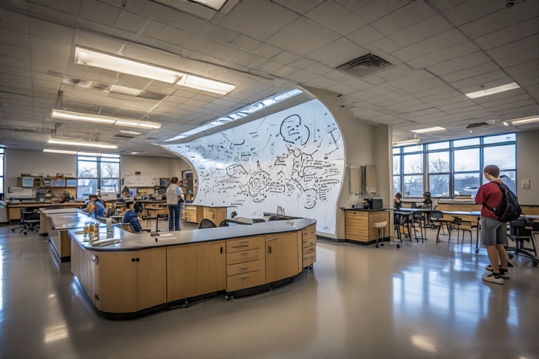 Rounded Marker Surface For Life Sciences Lab