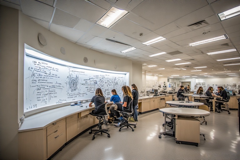 Semi-Circular Dry Erase Board For Tissue Engineering Lab
