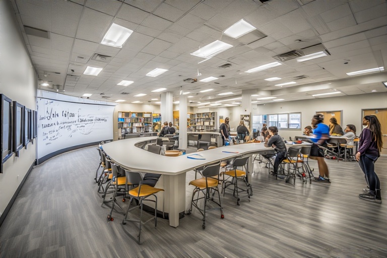 Semi-Circular Dry Erase For Biomedical Lab