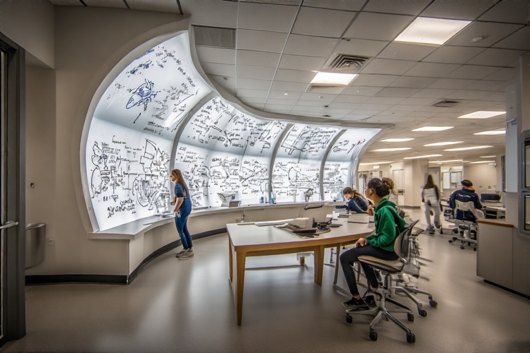 Semi-Circular Dry Erase For Forensic Biology Lab