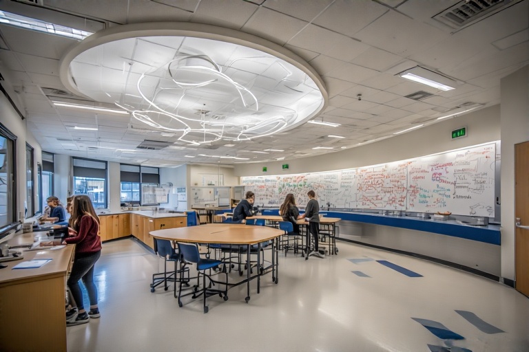 Semi-Circular Erasable Board For Nutrigenomics Lab