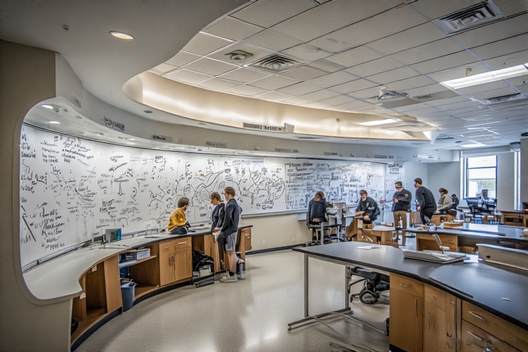 Semi-Circular Marker Surface For Microbiology Lab