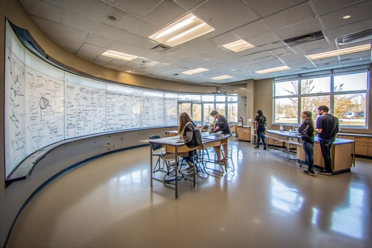 Wavy Dry-Erase Panel For Diagnostic Lab (Biological)