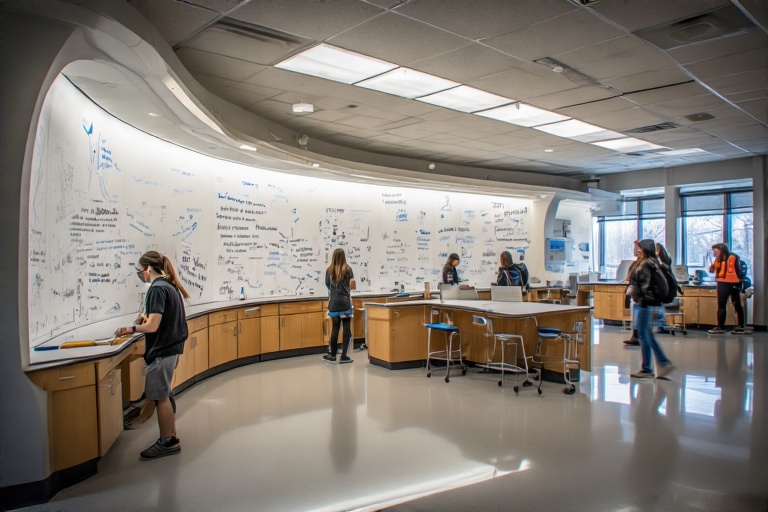 Wavy Writing Surface For Cryobiology Lab