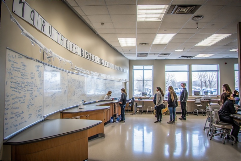 Wavy Writing Surface For Extreme Biology Lab