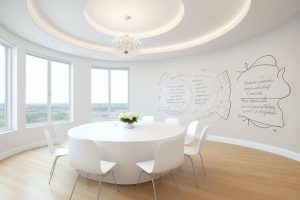 Dry Erase Wallcovering: SpeakWalls-Magnetic50-Gloss