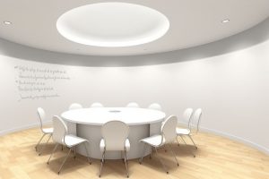 Dry Erase Wallcovering: SpeakWalls-Magnetic50-Low glare