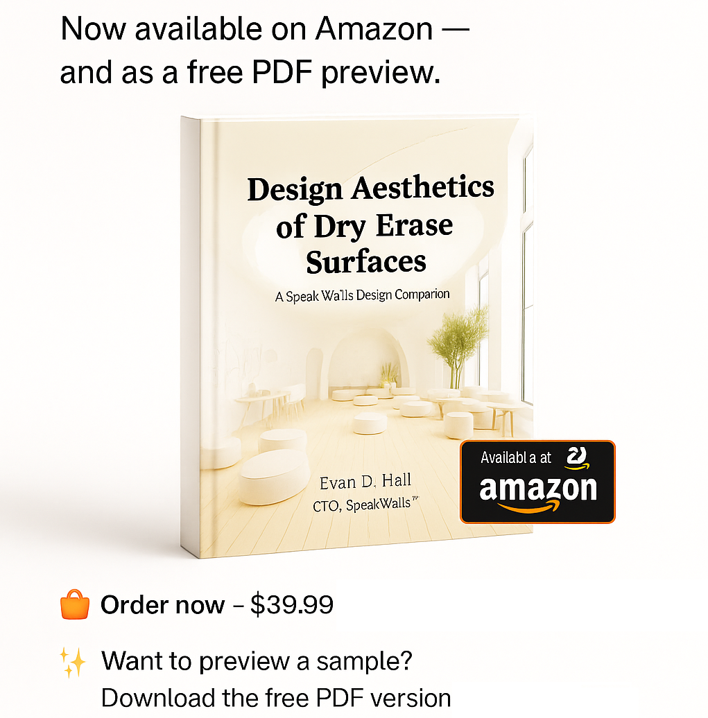 Design Aesthetics of Dry Erase Surfaces Book